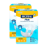 Kit 2 Fralda Bigfral Plus G 7 Unidades