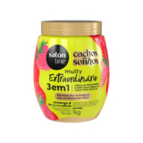 Creme 3 em 1 Salon Line Cachos Dos Sonhos Multy Extraordinário Morango 1kg