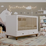 Berço Vira Cama em Mdf 96cm X 79,5cm Joy