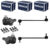 Kit 2 Pivo + 2 Bieleta Ford FIESTA 2002 a 2014