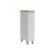 Balcão de Cozinha Rainha Porta Tempero 1 Porta c/Tampo 20cm Branca/Nature – Nesher