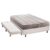Conjunto Box Casal: Colchão Espuma Paropas D33 Confort Ultra Firme + Base CRC Courano White(138×188)