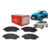 Kit Pastilha Dianteira Nissan Versa March 1.6 1.0 16v Trw