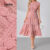 (Lovito Refine) Vestido Elegante com Babado Exagerado de Primavera/verão para mulheres LR23L074