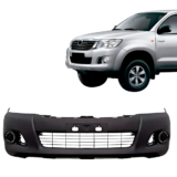 Parachoque Dianteiro Hilux 2012 2013 2014 2015 Com Moldura Sem Furo Milha