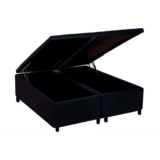 Cama Box Baú Queen Universal Courano Black (158x198x35) – Costa Rica