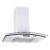 Coifa De Parede 60cm Vidro Curvo Slim Fogatti Branco 110V
