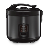 Panela Elétrica de Arroz Visio Rice Glass 10 Xícaras 700W 220V Preta com Tampa de Vidro e Acessórios