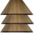 Kit 30M² Forro de PVC 10mmX20cmX3m   Imbuia