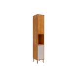 Paneleiro de Cozinha Modulado Divina c/ 2 Portas e 1 Nicho p/ Forno 37 cm Cinamomo/Off White – MGM