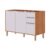 Balcão de Cozinha Esplêndida c/ 3 Portas e 2 Gavetas s/Tampo 120cm Cinamomo/Off White – MGM