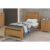 Cama Solteiro Reali Rovere/Amêndoa – Lopas