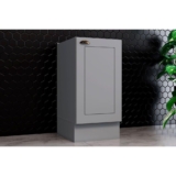 Balcão de Cozinha Modulado Americana 1 Porta s/ Tampo 40cm Cinza – Henn