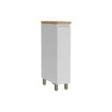 Módulo Cozinha Nesher Rainha Balcão c/ Tampo Porta Tempero c/ 1 Porta 20cm Branca/Nature – Nesher