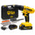 Parafusadeira E Furadeira De Impacto 3/8 The Black Tools Tb21-pz Com 2 Baterias Bivolt E Acessórios