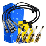 Kit Cabos E Velas De Ignição Vw Gol Fox Voyage G4 G5 1.6 8v  – Preto