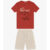Conjunto Camiseta com Bermuda masculino Trick Nick Laranja