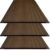 Kit 30M² Forro de PVC Plus 8mmX20cmX3m  Mogno