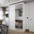 Guarda-roupa Solteiro 100% Mdf Bp com 2 Portas e 1 Espelho Geneve Branco