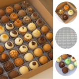 30 PLACA BERÇO PARA DOCES COM 100 CAVIDADES
