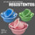 Kit 3 Bacias Plásticas Grandes E Balde Multiuso Para Limpeza Lavanderia Cozinha