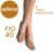 Kit 2 Pares Meia Sapatilha Selene Fio 40 Feminina – Natural