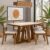 Conjunto Mesa Lins 4 Cadeiras Sextavada Freijó/off/bouclé Off –  M.a