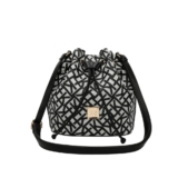 Bolsa Bucket Média Ss23 Monograma Tramado Cfk103 – Preto