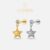 Piercing Orelha Labret Minibarbell Aço Cirúrgico Com Pingente Estrela Para Brinco Boca Tragus Conch em Aço Inoxidável