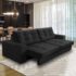 Balcão Gabinete Para Pia 180cm Sem Tampo Dallas Preto/Cinza – Lumil