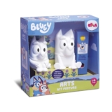 Kit Pintura Bluey e Bingo Bonecos Laváveis + Pincel e Tintas para Crianças +4 Elka – 1311
