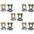 Kit Com 5 Par Terminal De Bateria Universal Modelo Sapo Sapão Ref: Fx191