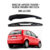 Conjunto Braço e Palheta Traseira Limpador de Parabrisa Carro Ford Fiesta 2002-2008 – 02 Peças