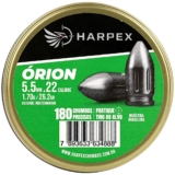 Chumbinho Harpex Órion Alta Precisão 5.5mm (.22) – 180un