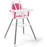 Cadeira de Alimentação 3 em 1 Berry Multikids – Rosa
