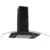 Coifa Nardelli de Parede Clean Vidro Curvo 90cm Preto