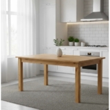 Mesa de Jantar Retangular 6 Lugares 160cm 100% Madeira Maciça Napoli Espresso Móveis 160