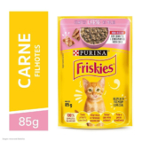Ração Úmida Gatos Filhotes Carne 85g Friskies