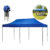 Gazebo Tenda Articulado Reforçado 3x6m Azul Importway Para Praia Camping Eventos E Feiras