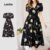 Lovito Vestido Casual com Flores Estrutura Plissada Linha de Primavera/verão para Mulheres L155ED1932