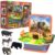 Brinquedo Livro Infantil 3D Animais selvagens C/ Figuras de Animais – Castela