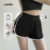 Lovito Short Esportivo Controle Abdominal Levanta Bumbum Elástico 4 Way Corrida LNA124016