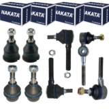 Kit 4 Pivo + 4 Terminal Direçao Fusca Brasilia
