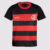 Camisa Flamengo Principia Juvenil Preta e Vermelha