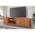 Rack Bancada p/TV até 70 pol Holanda 100% MDF c/ Nichos e Pés 205cm Cinamomo – Permóbili