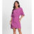 Vestido Curto Feminino Com Cinto Endless Rosa
