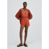 Shorts Feminino Em Viscose Creponada