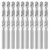 Broca de aço rápido para metal 1/4″ polida com 10 peças – 7157155 MTX
