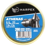 Chumbinho Harpex Athenas Precisão e Penetração 5.5mm (.22) – 200un