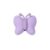 Jibbitz Crocs Borboleta Pelúcia Squishy Cor única